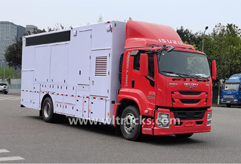 ISUZU GIGA Large outdoor led display truck