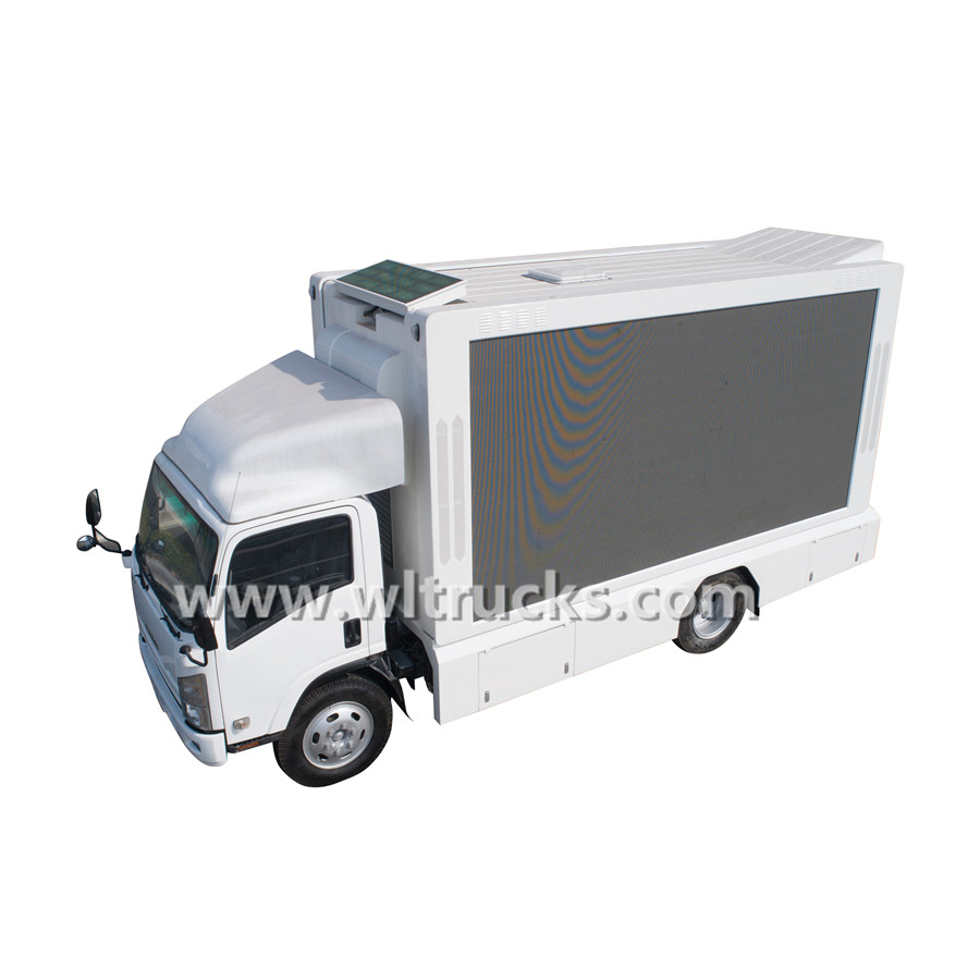 Isuzu 12 Square meter led screen for mobile truck