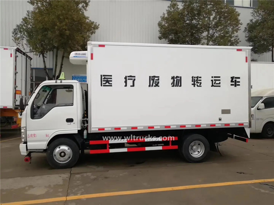 Isuzu 3 tonne medical waste transfer truck