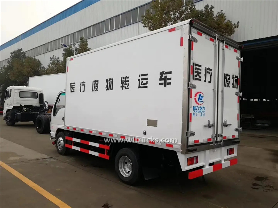 Isuzu 3000kg medical waste collection truck