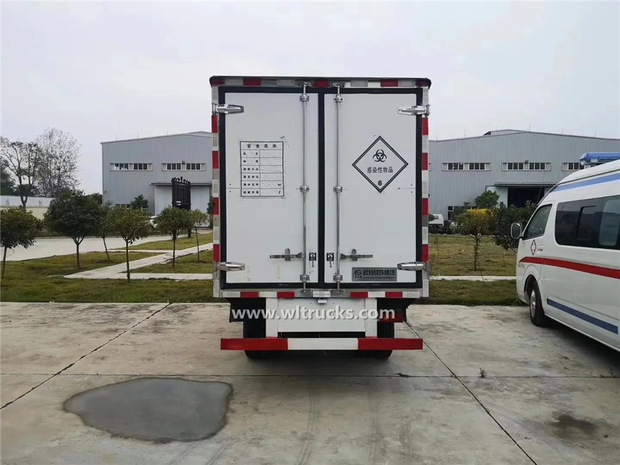 Isuzu 4 meters medical waste transport vehicle