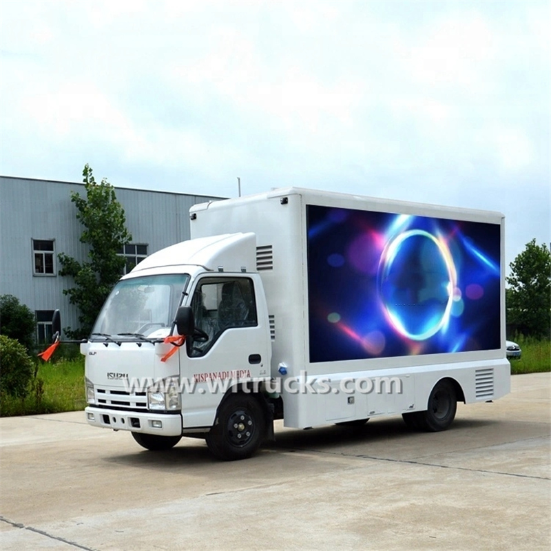Isuzu 6.8㎡ led advertisement truck
