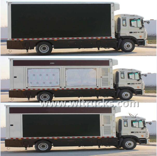 JAC 12 ㎡ mobile truck led tv screen
