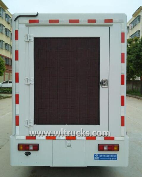 JAC small gasoline led display truck