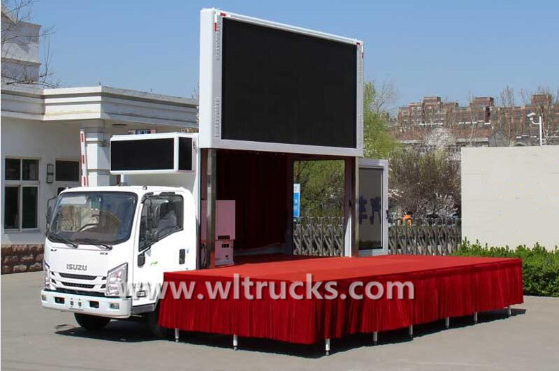 Jiangxi Isuzu mobile led screen truck