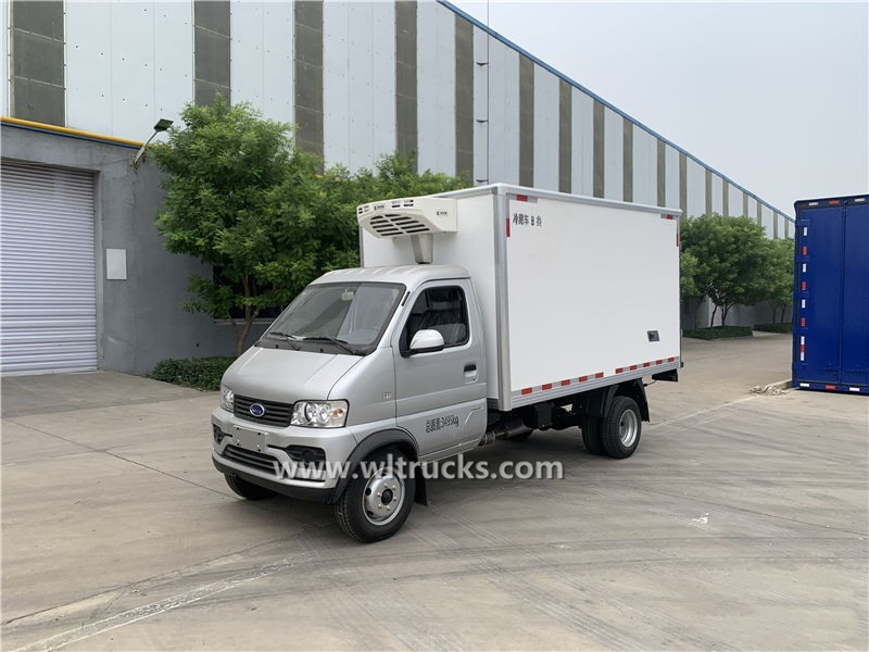 Karry small gasoline refrigerated truck