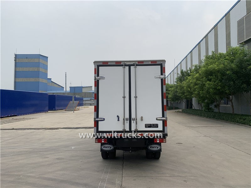 Petrol refrigerated delivery trucks