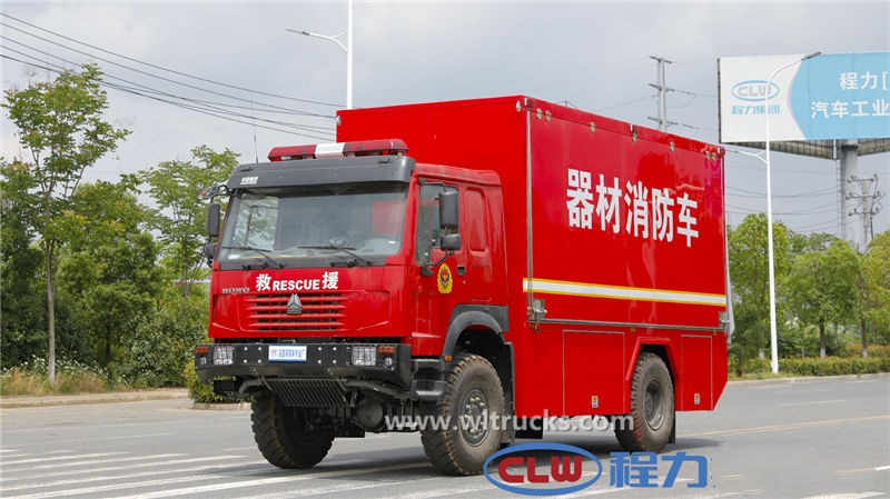 Sinotruk Howo Full drive Fire Equipment car