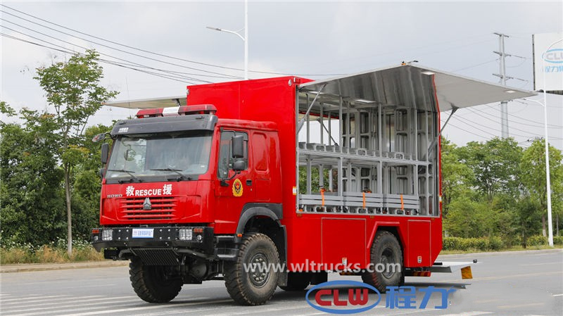 Sinotruk Howo Off road Equipment Fire engine