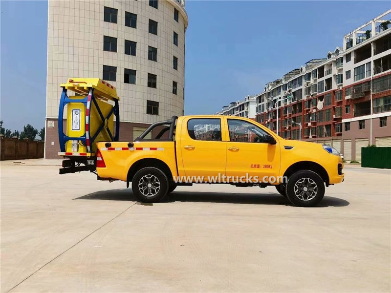 Small pickup anti-collision buffer car