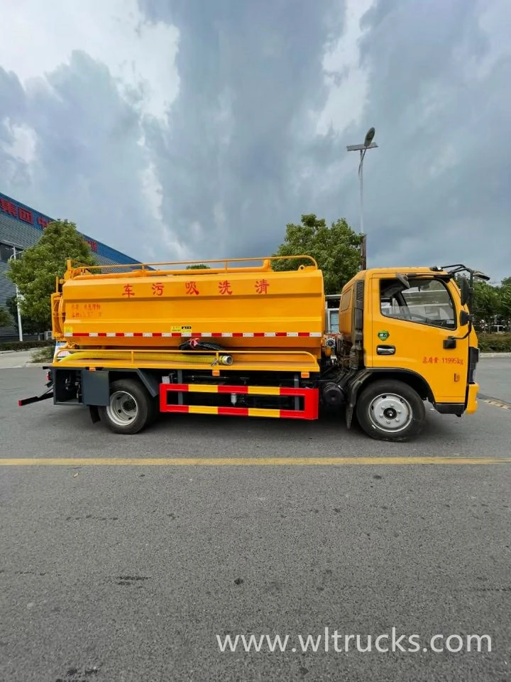 Chinese jetting sewage cleaner truck
