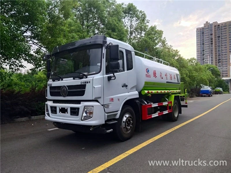 Dongfeng 12m3 water buzzer truck with 40m Fog cannon