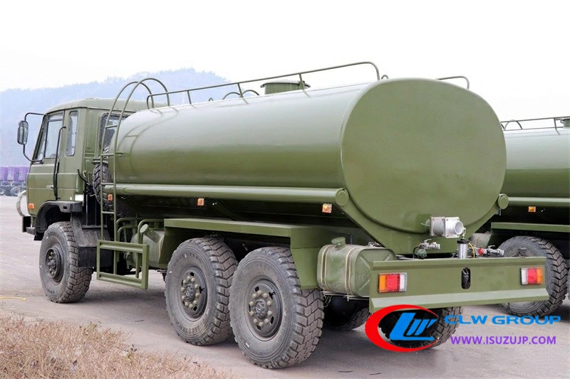 Dongfeng Full drive 10cbm water supply tanker