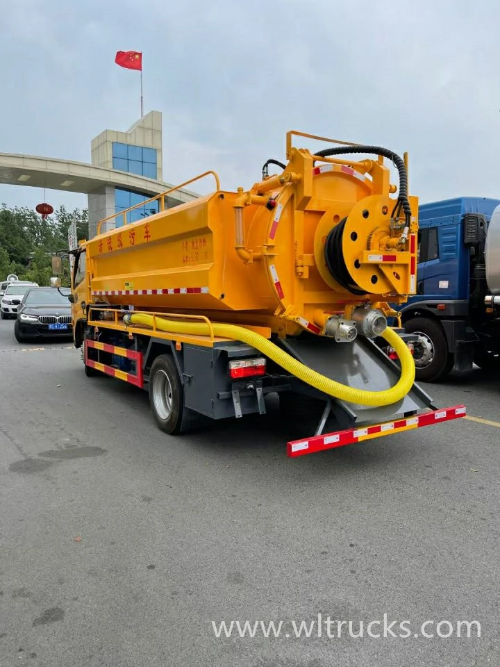 Dongfeng jetting and vacuum truck