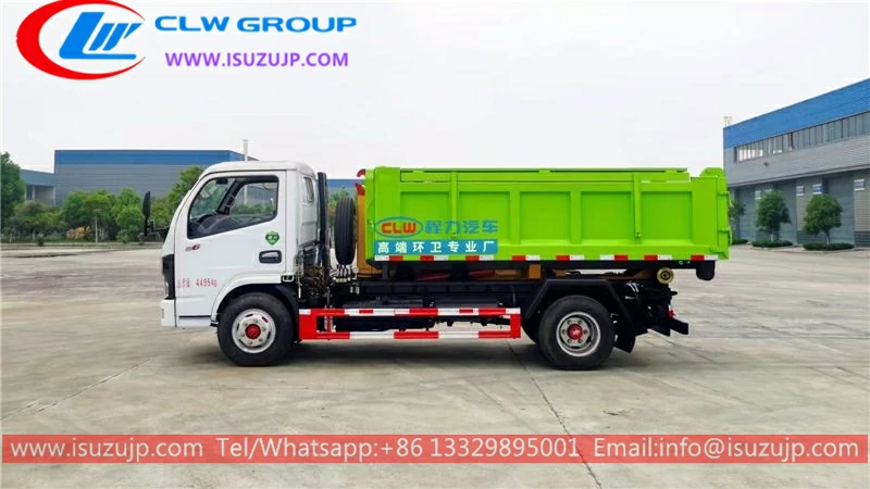 Dongfeng 5 ton roll off arm garbage truck