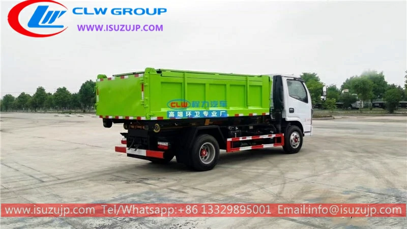 Dongfeng 5m3 strong arm garbage truck