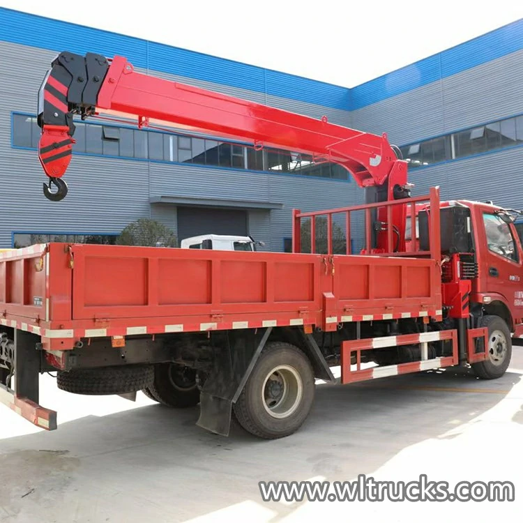 Euro VI WAW 5 ton boom truck crane