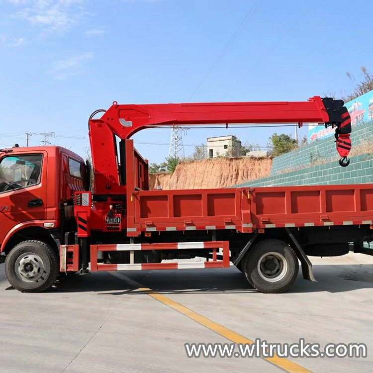 Euro VI WAW 8 ton boom truck crane