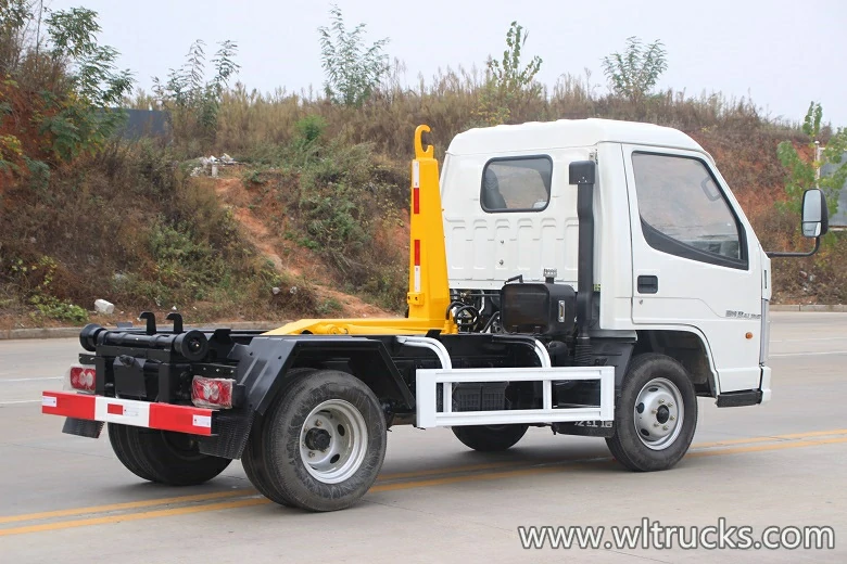 FAW 2t dumpster hook truck Myanmar