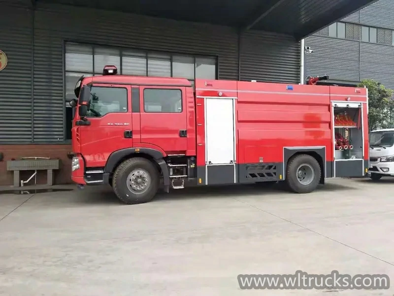 Sinotruk Howo 8 ton fire rescue truck