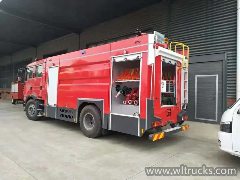 Sinotruk Howo 8m3 emergency rescue fire truck