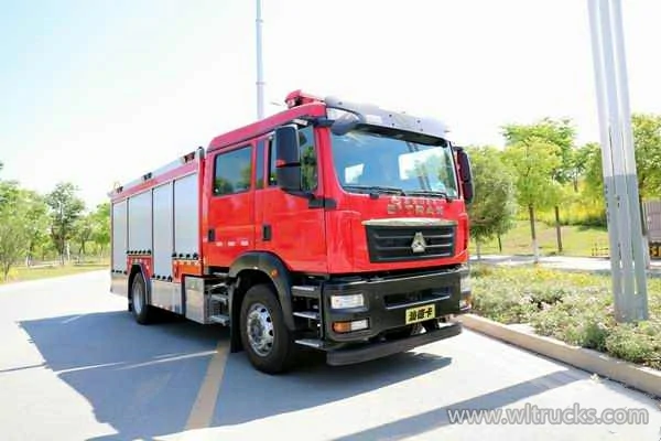 Sinotruk SITRAK compressed air foam fire truck