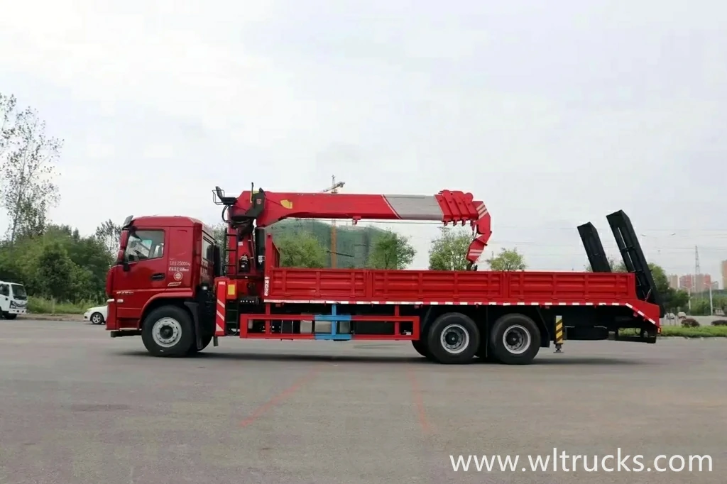 shacman 10mt truck mounted crane for sale