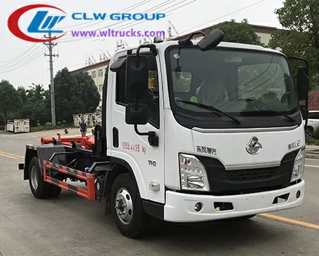 Chenglong 5m3 hook loader truck