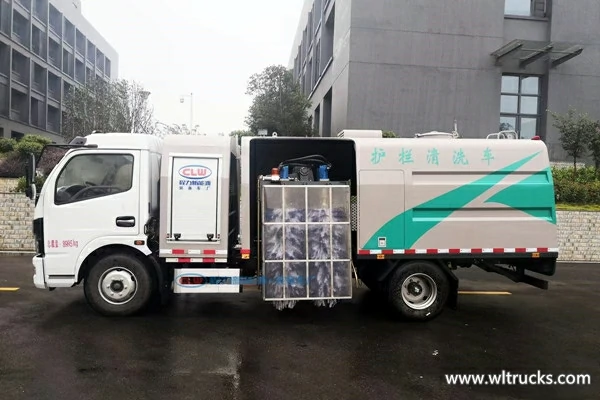 Dongfeng 5 ton Electric Guardrail Cleaning Truck