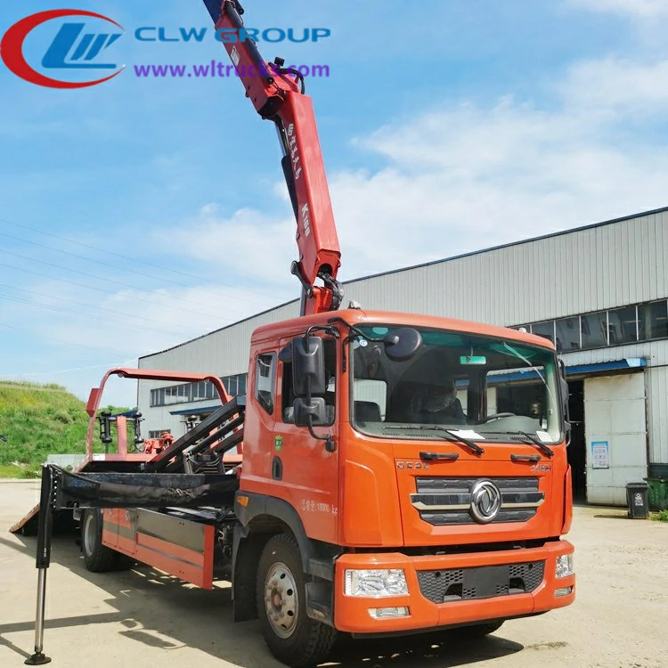 Dongfeng 6 ton tow truck crane