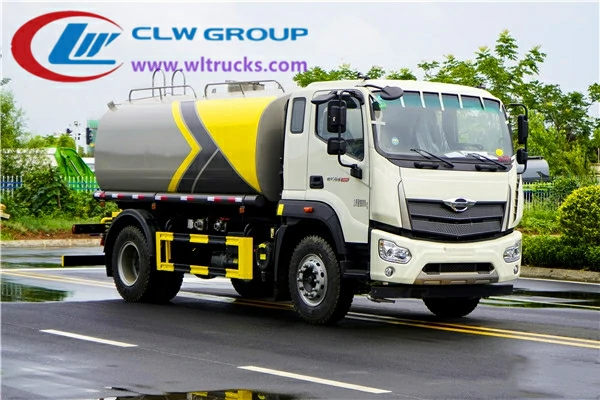 Foton pilot 15m3 water tanker lorry