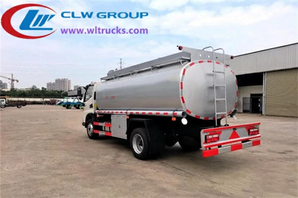 JAC 3000 gallon oil tanker truck for sale