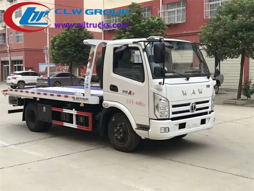 WAW 3 ton flatbed tow truck