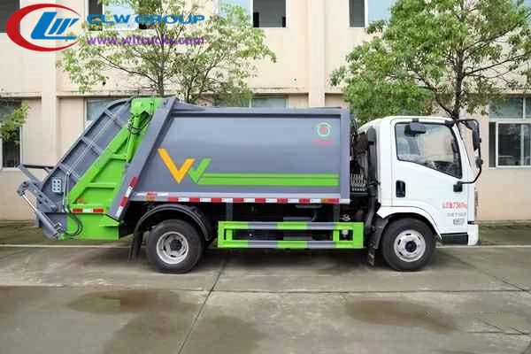 Yuejin brand 6cbm waste compactor truck