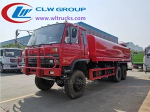 6x6 Dongfeng 20 ton all terrain water lorry
