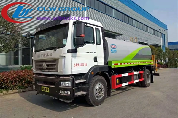 CNHTC 12 ton water sprinkler truck