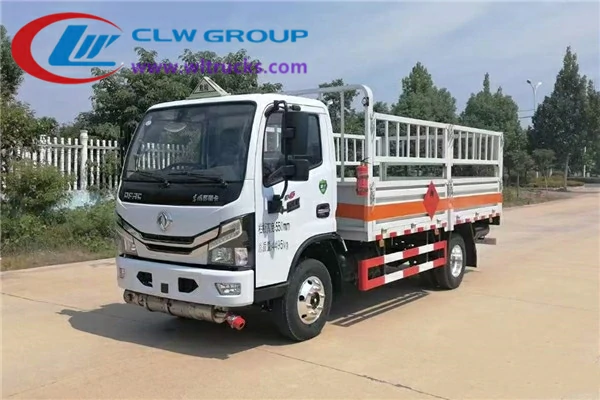 Dongfeng 4 meters cylinder transport truck