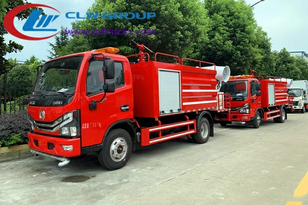 Dongfeng 5000L fire water truck