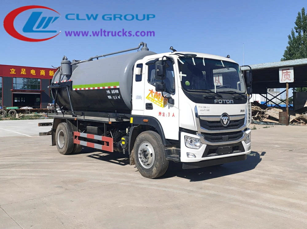 Foton 12M3 sewage vacuum truck