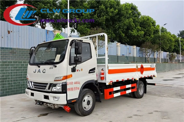 JAC 4 meters cylinder transport truck