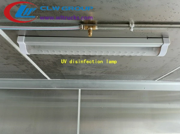 Medical waste truck UV disinfection lamp