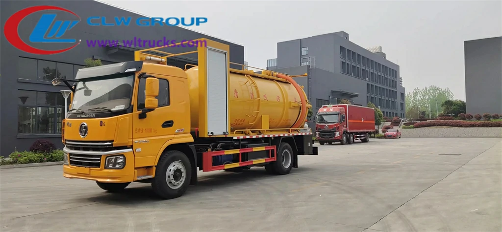 SHACMAN Xuande 14cbm jet vac truck