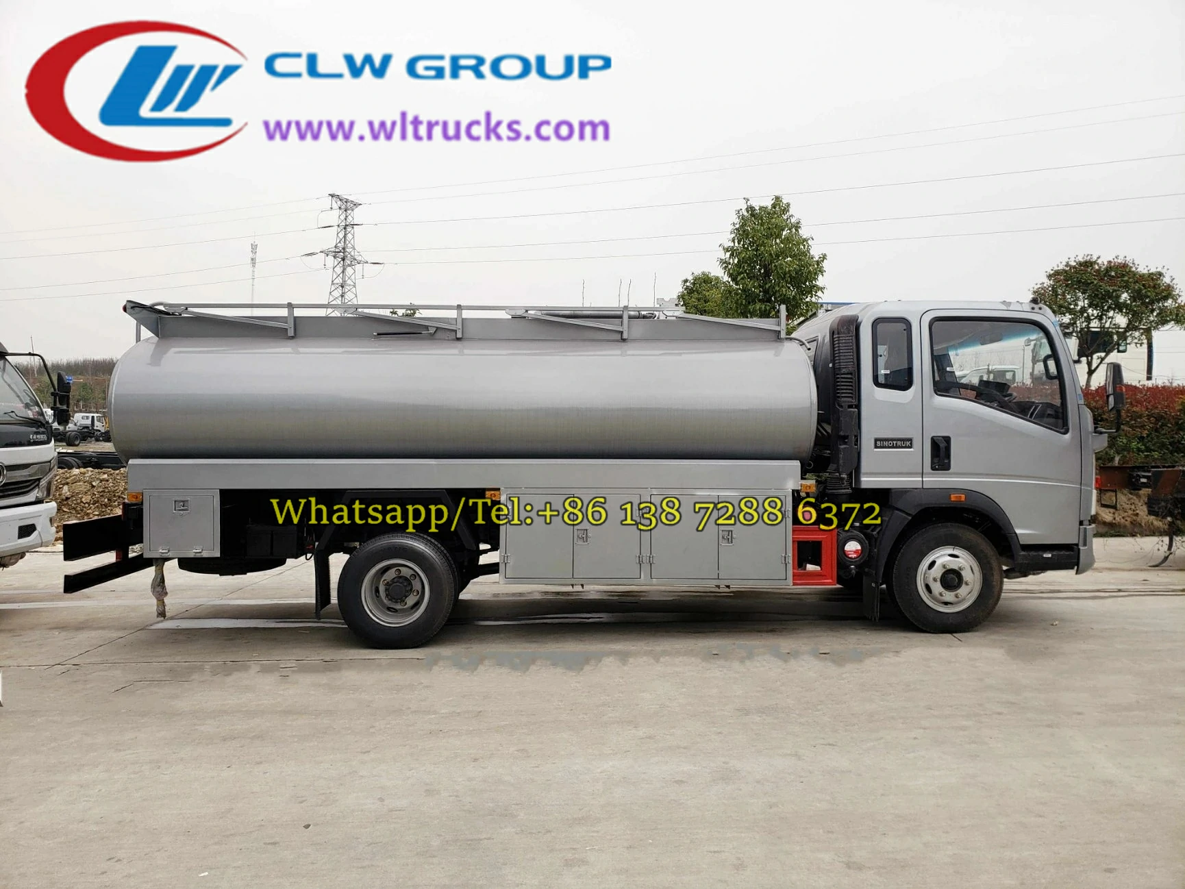 Sinotruk Howo 6m3 gasoline tanker