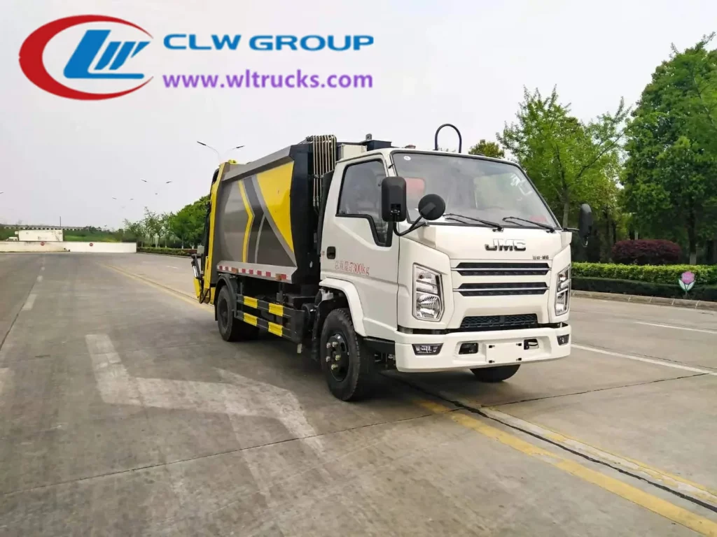 Jmc 6m3 rear loader garbage compactor truck