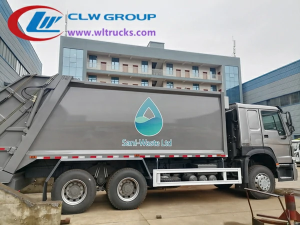 Sinotruk Howo 18m3 compactor trash truck