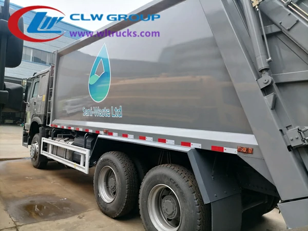 Sinotruk Howo 18m3 compactor waste truck