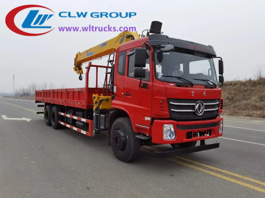 Dongfeng 12t boom truck crane