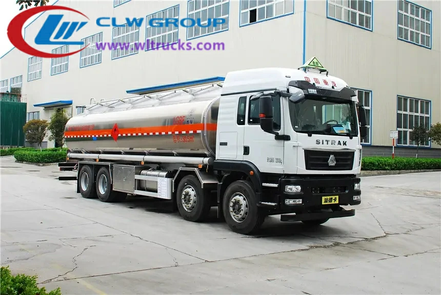 Sino SITRAK 32cbm Aluminum Alloy Oil Tanker