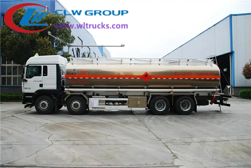 Sino SITRAK 32cbm Aluminum Alloy diesel Tanker