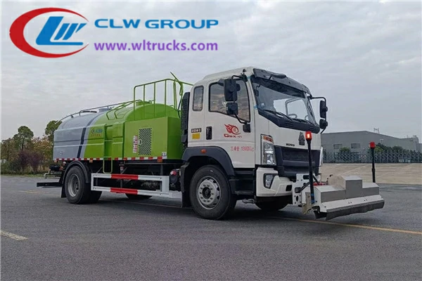 Sinotruk Howo 9.5m3 highway cleaning truck
